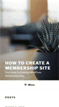 Mobile Screenshot of howtocreateamembershipsite.com